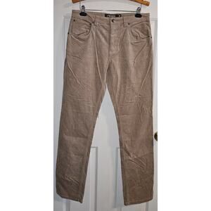 NWOT Men's Mountain Khakis Tan Beige Corduroy Pants Size 33 x 34 Modern Fit